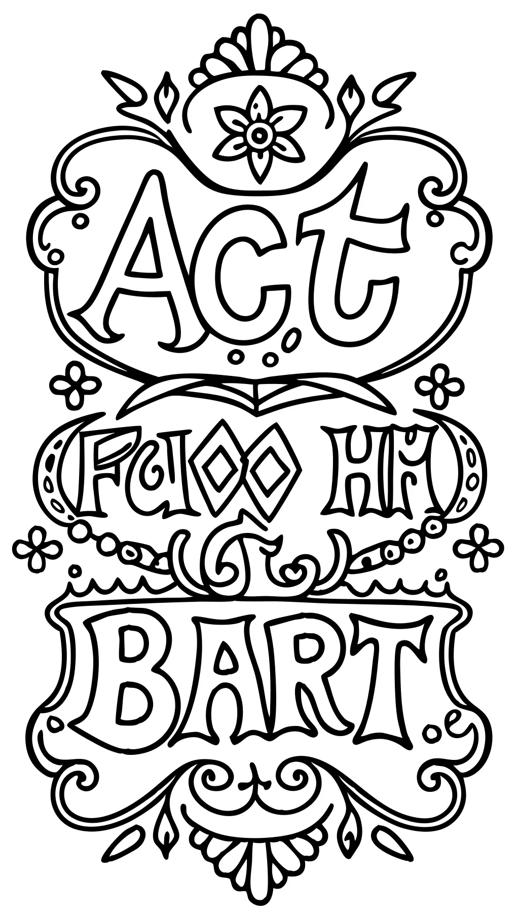 swear word coloring pages